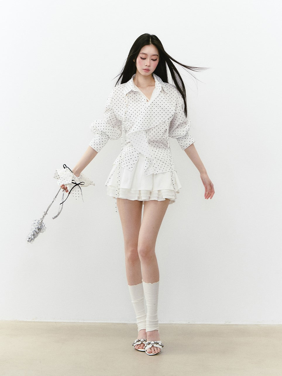 Layered Sunshade Short Shirt VIA0243