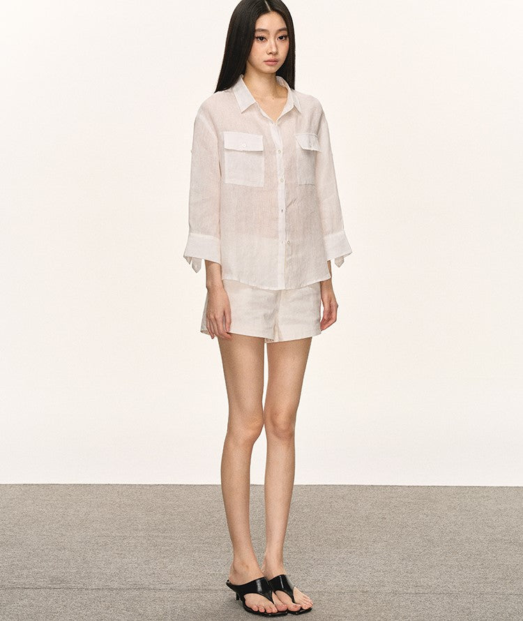 Casual Short-sleeved Shirt/Shorts ANA0064