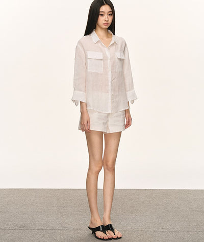 Casual Short-sleeved Shirt/Shorts ANA0064