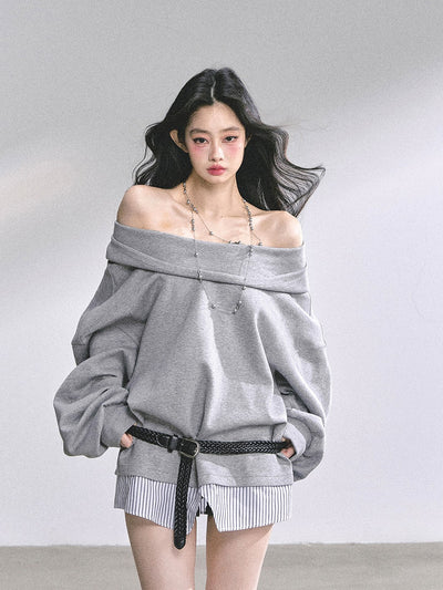 American Oversized Hooded Sweatshirt DIA0549