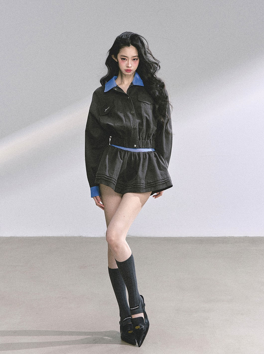British Urban Workwear Jacket/Short Skirt DIA0571