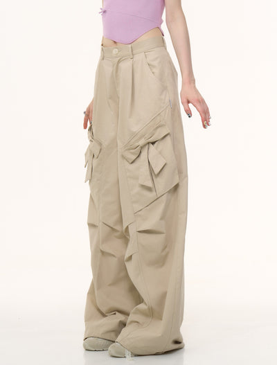 Bow Straight Wide Leg Pants ZIZ0260