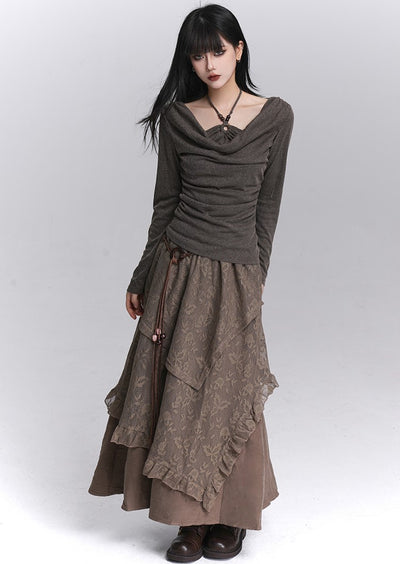 Halter Neck Off-Shoulder Top LAD0249