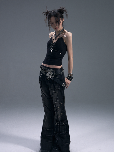 Punk Rock Knitted Camisole FRU0092