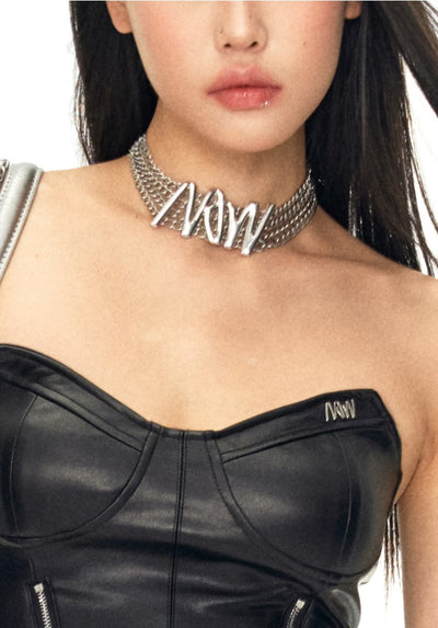 Light Luxury Metal Necklace Collar NOT0162