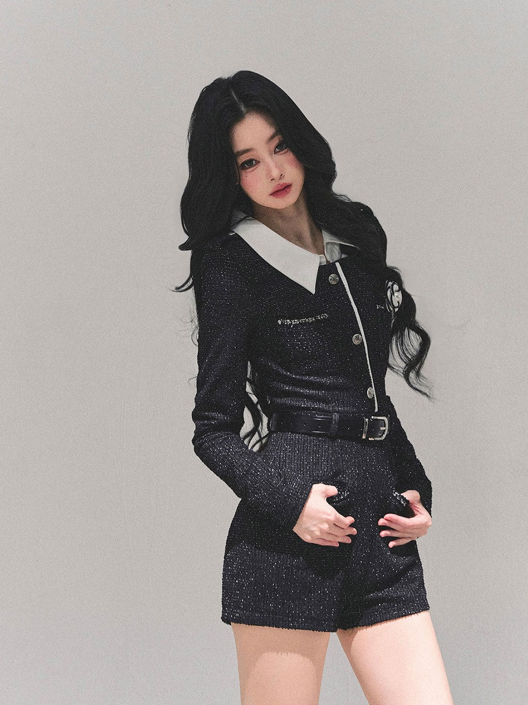 Luxurious Style Flower Decorated Jumpsuit DIA0684