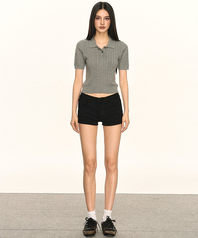 Tencel Knitted POLO Shirt ANA0066