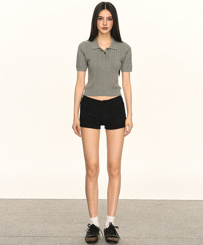 Tencel Knitted POLO Shirt ANA0066