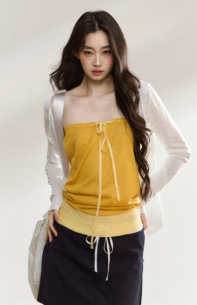 Casual Thin White Cardigan SHI0214