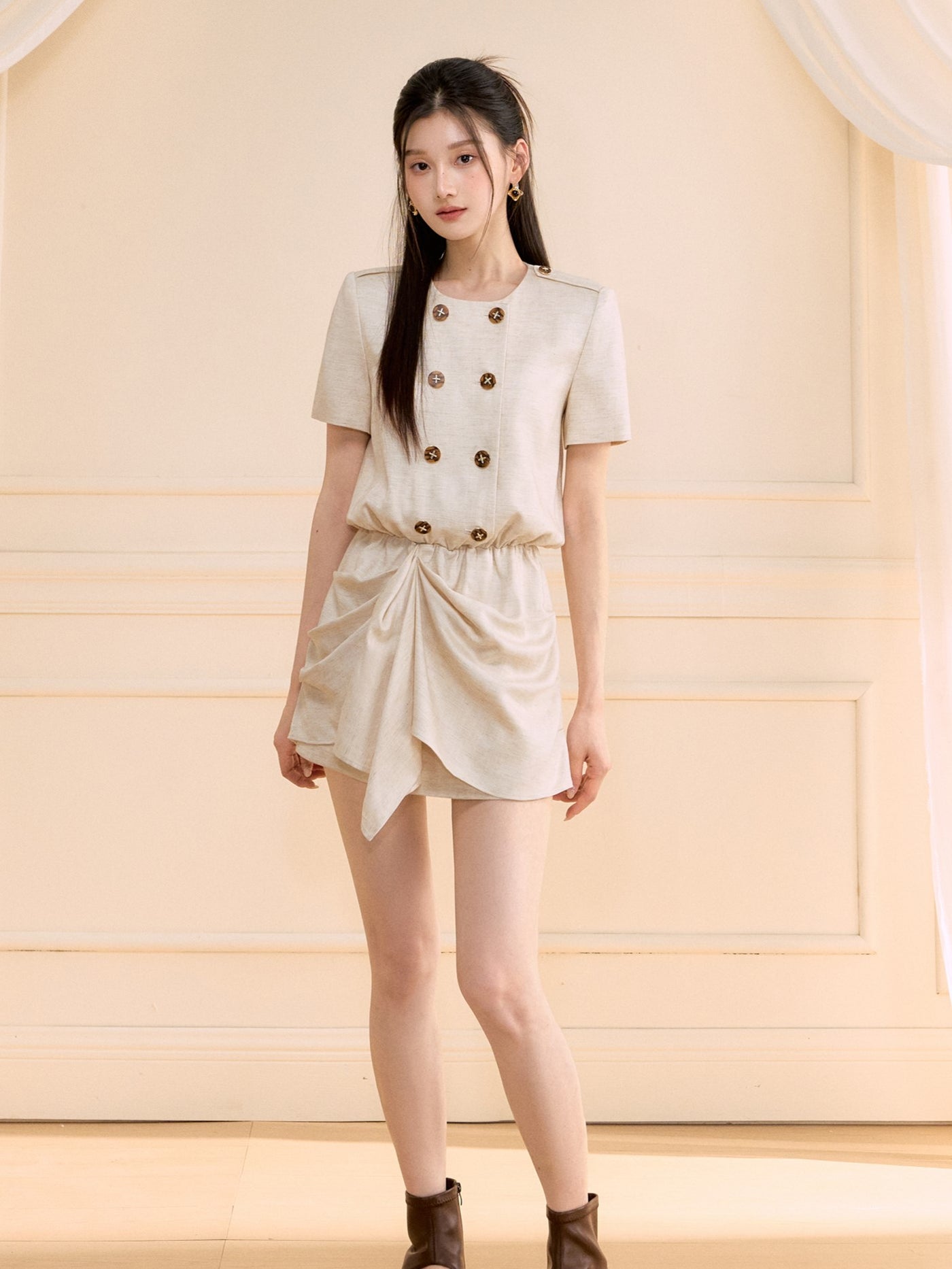Double-breasted Dress/Jumpsuit OSH0115
