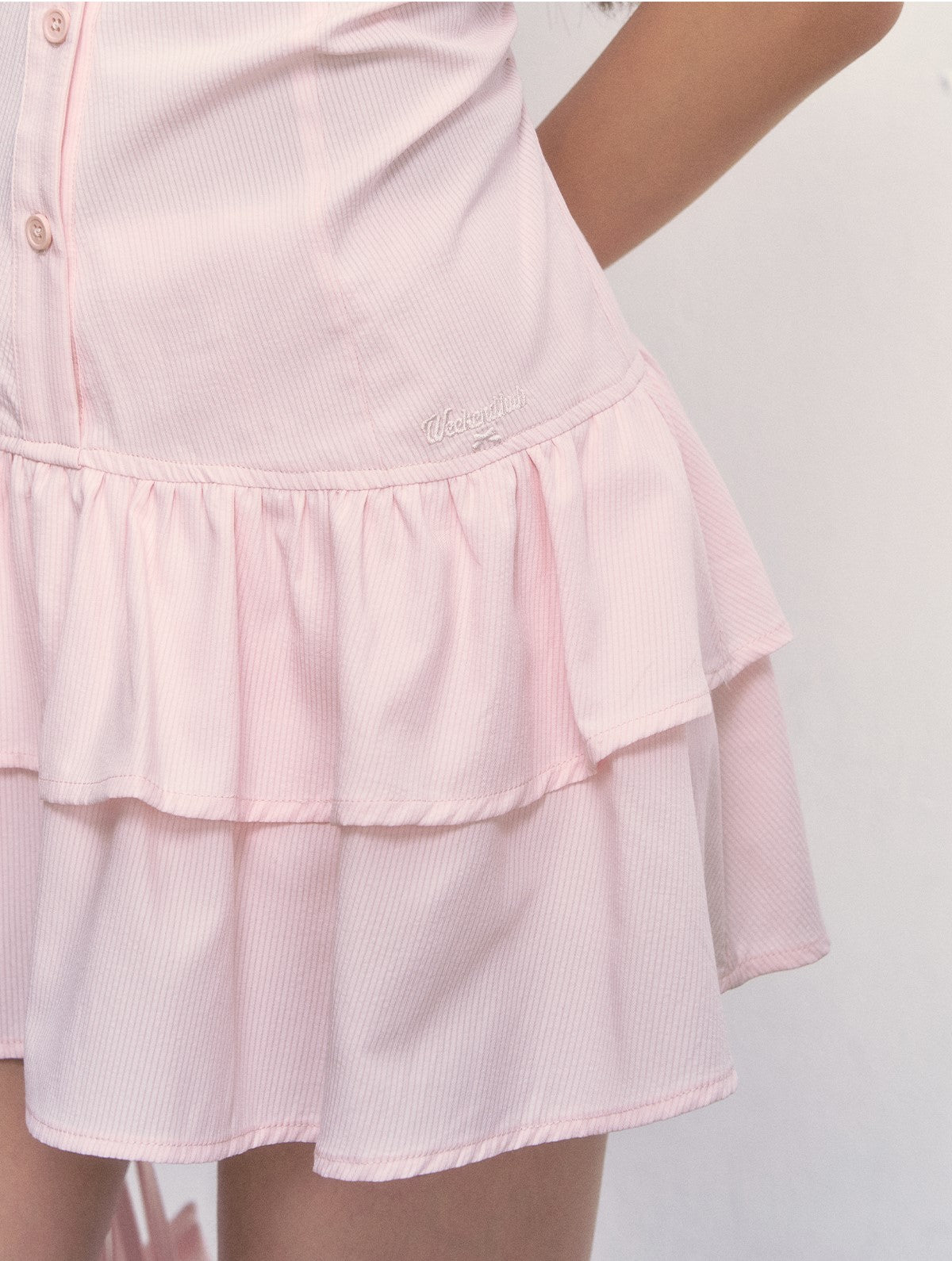 High-end Lapel Waist Dress WEE0021
