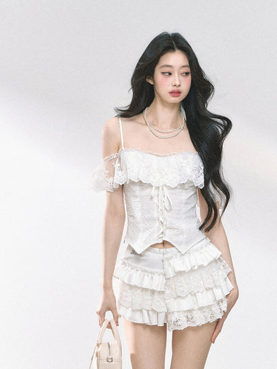 White French Lace Camisole DIA0459