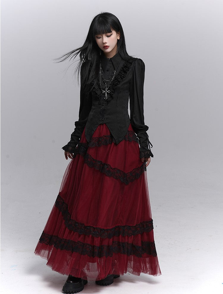 Gothic Style Long-Sleeved Shirt LAD0228