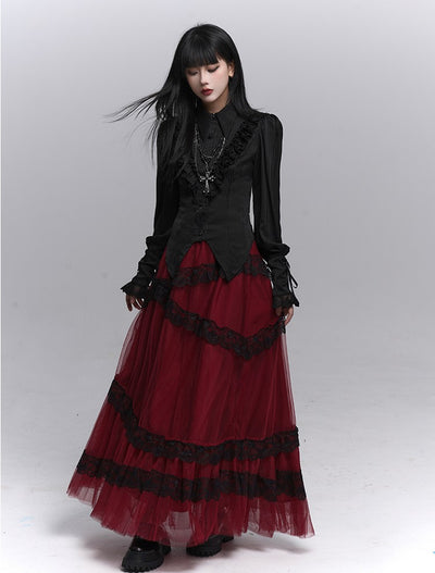 Gothic Style Long-Sleeved Shirt LAD0228