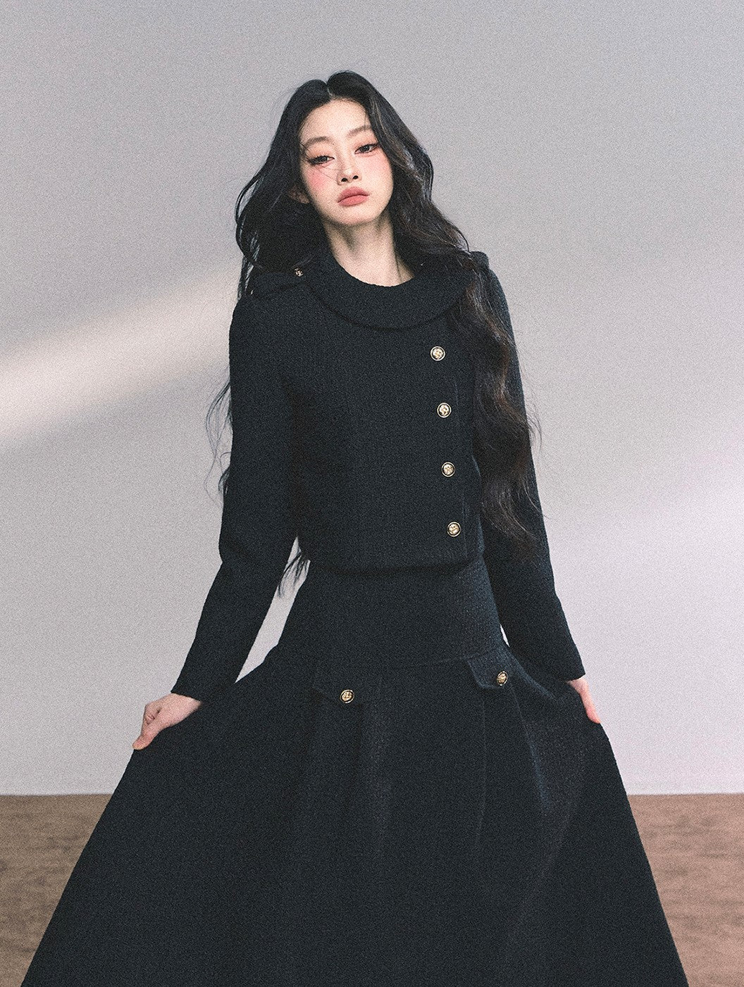 Luxurious Style Short Jacket/Long Skirt DIA0651