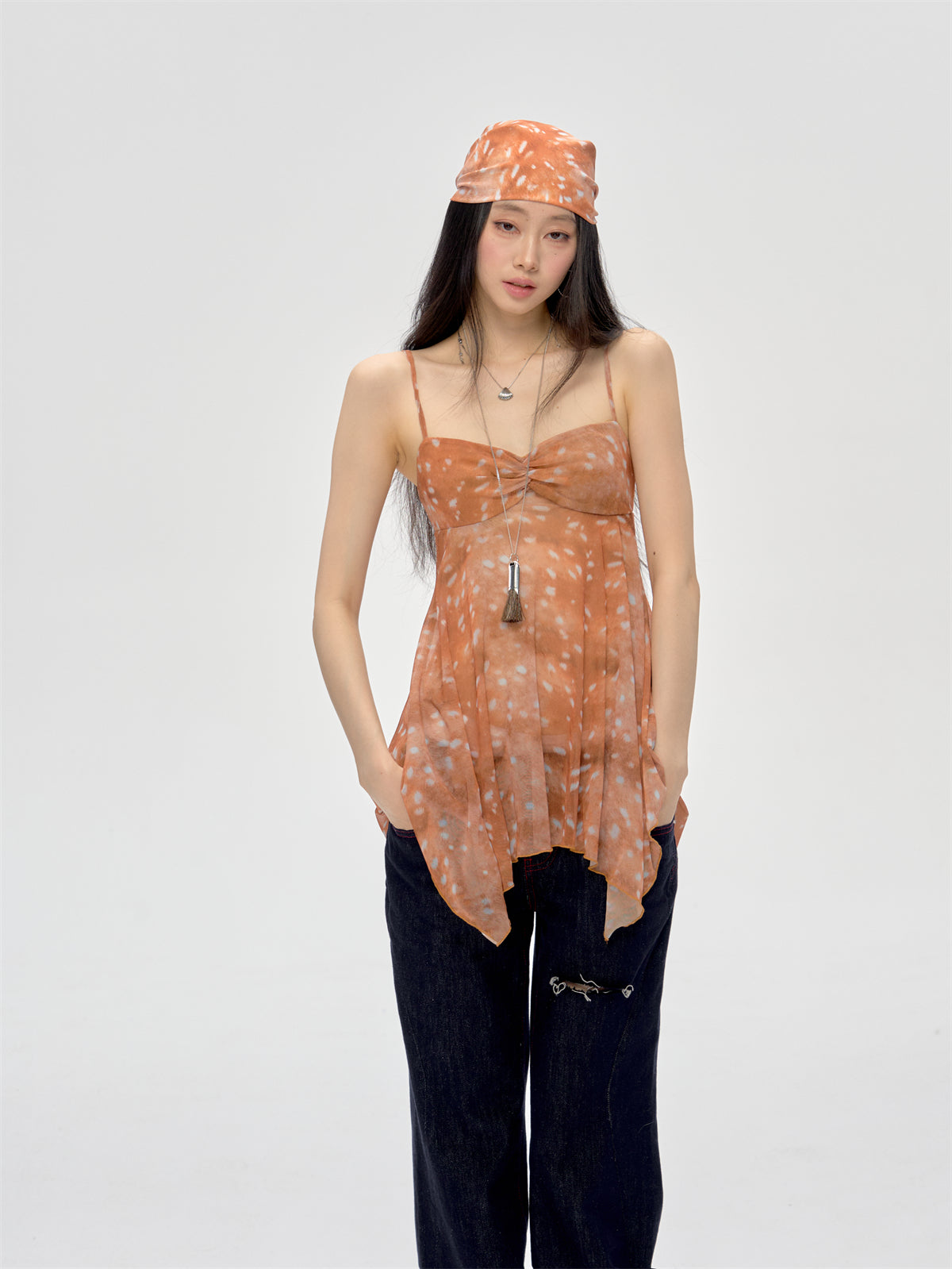 American Retro Mesh Camisole CUR0211