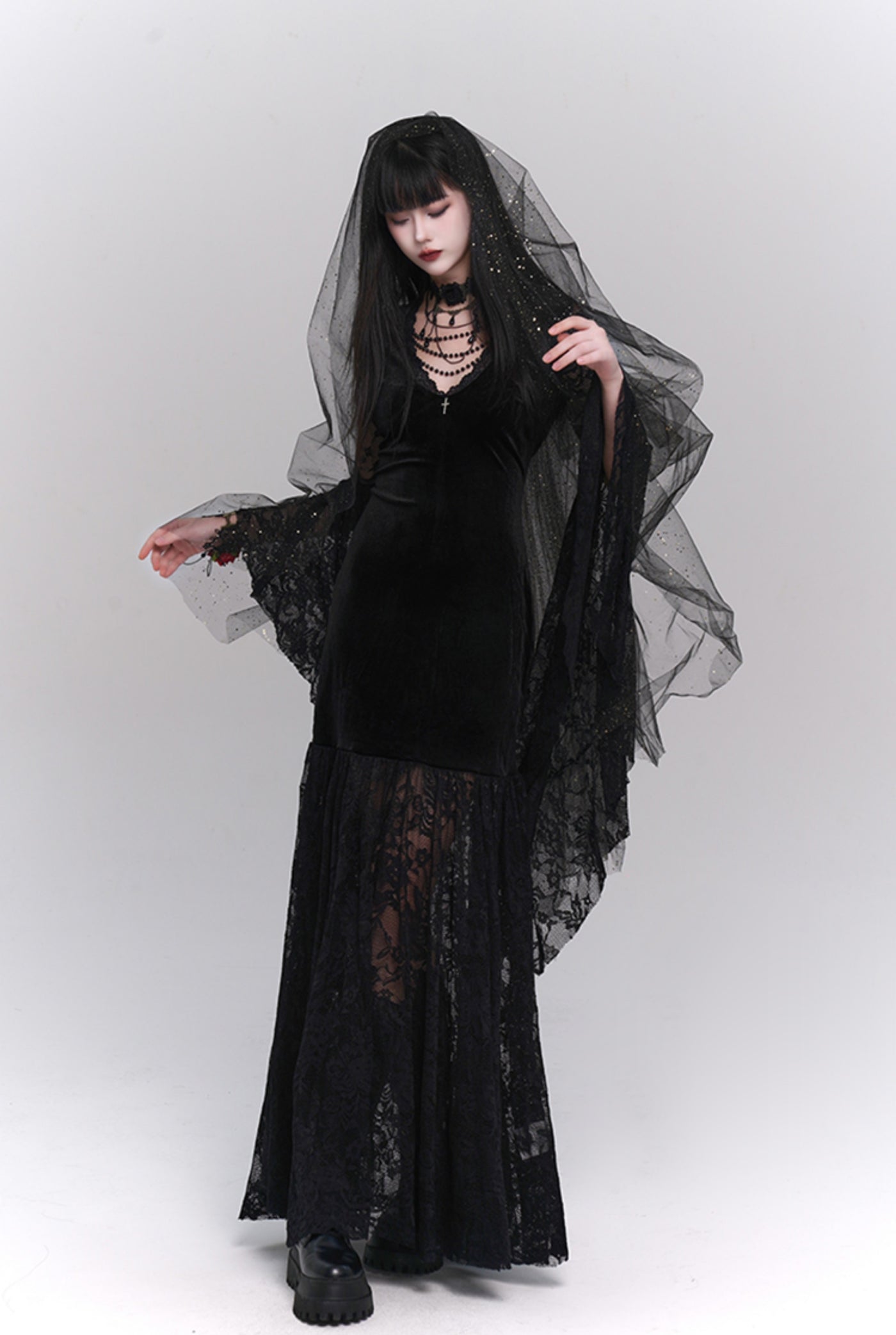 Gothic Style French Retro Subculture Dress LAD0117