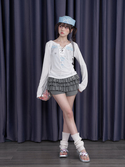 Angel Wings Printed T-shirt/Camisole SAG0264