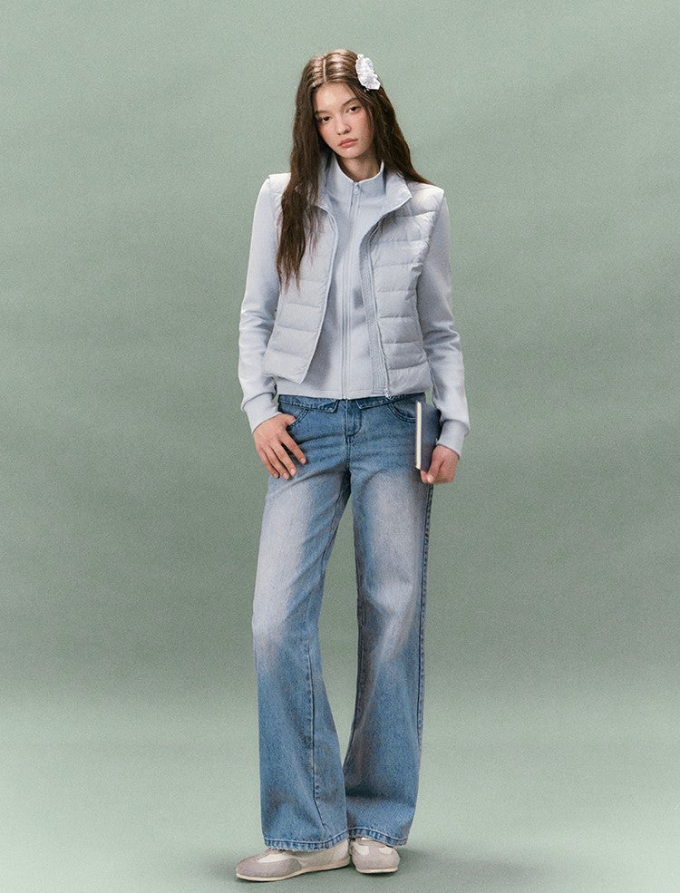 Lightweight Stand Collar Down Vest LAL0235