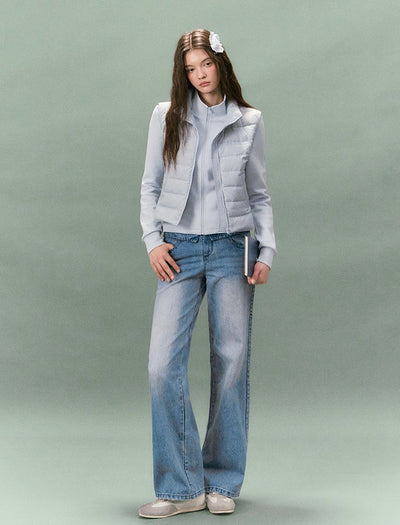 Lightweight Stand Collar Down Vest LAL0235