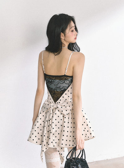 Lace Polka Dot Tutu Dress DIA0446