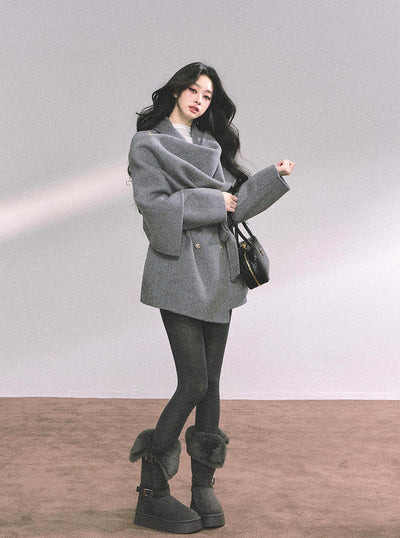 British Style Double-sided Woolen Jacket DIA0655