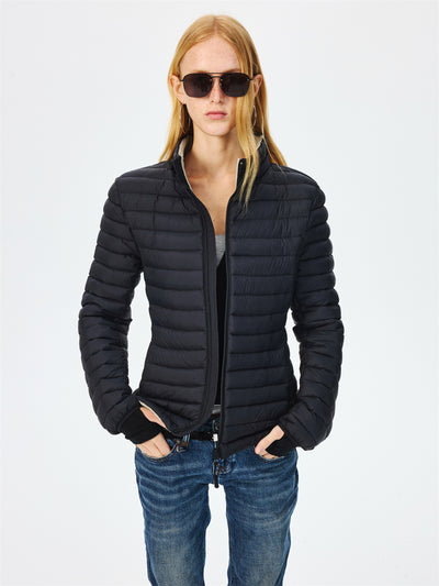 Quilted Lightweight Stand Collar Down Jacket CUR0264