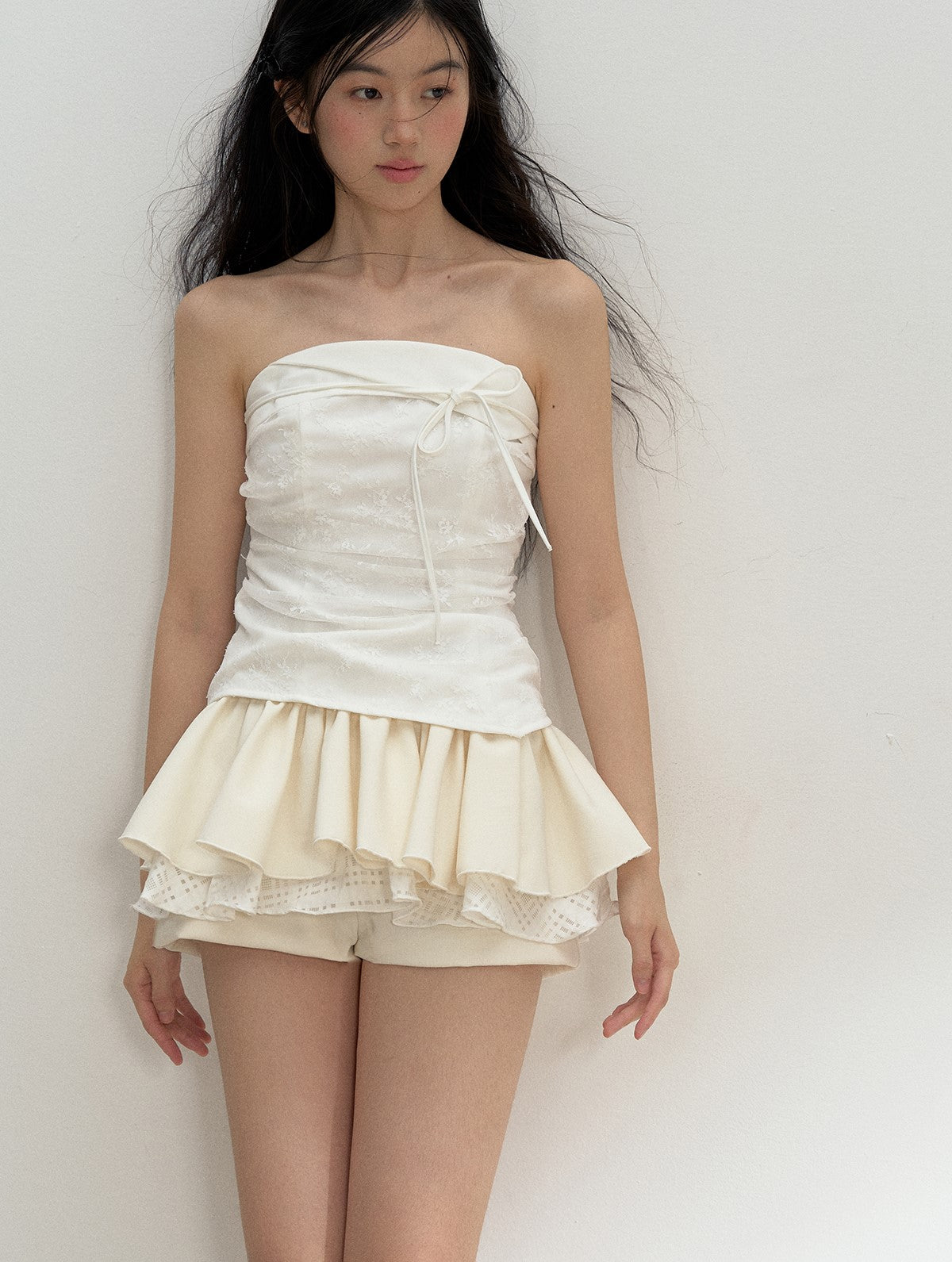Multi-layered Short Puffy Shorts SUN0139