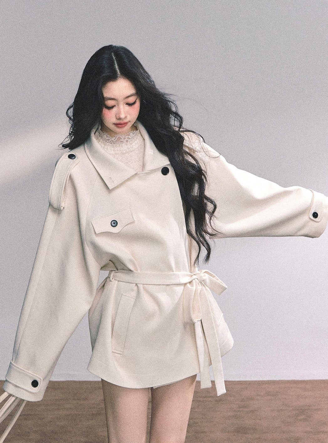 British Style Woolen Coat DIA0635