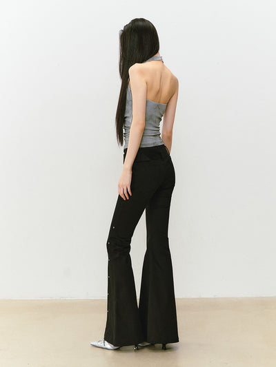 Swing Collar Halter Neck Top VIA0313