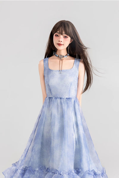 Clear Fairy Royal Style Suspender Dress KEI0098