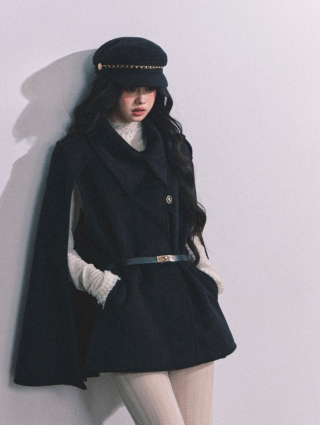 French-style Suit Black Jacket DIA0643