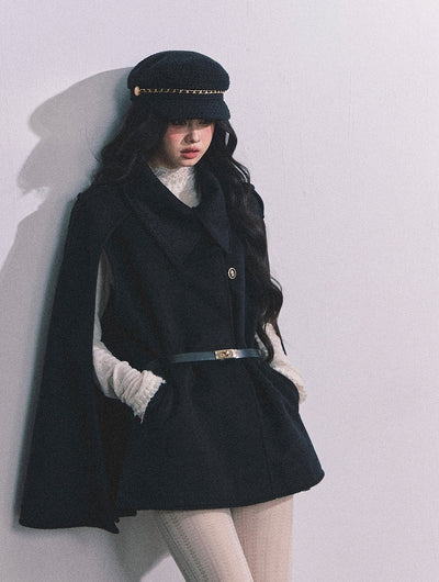 French-style Suit Black Jacket DIA0643