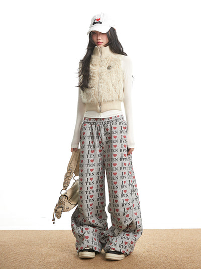 Furry Casual Short Vest Jacket UNC0319