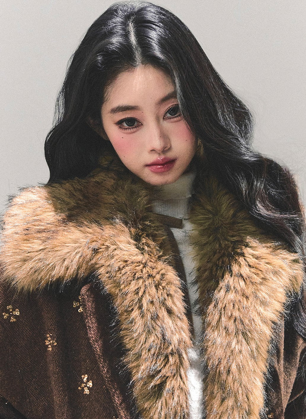 Sequins Decorated Quilted Jacket/Skirt DIA0688