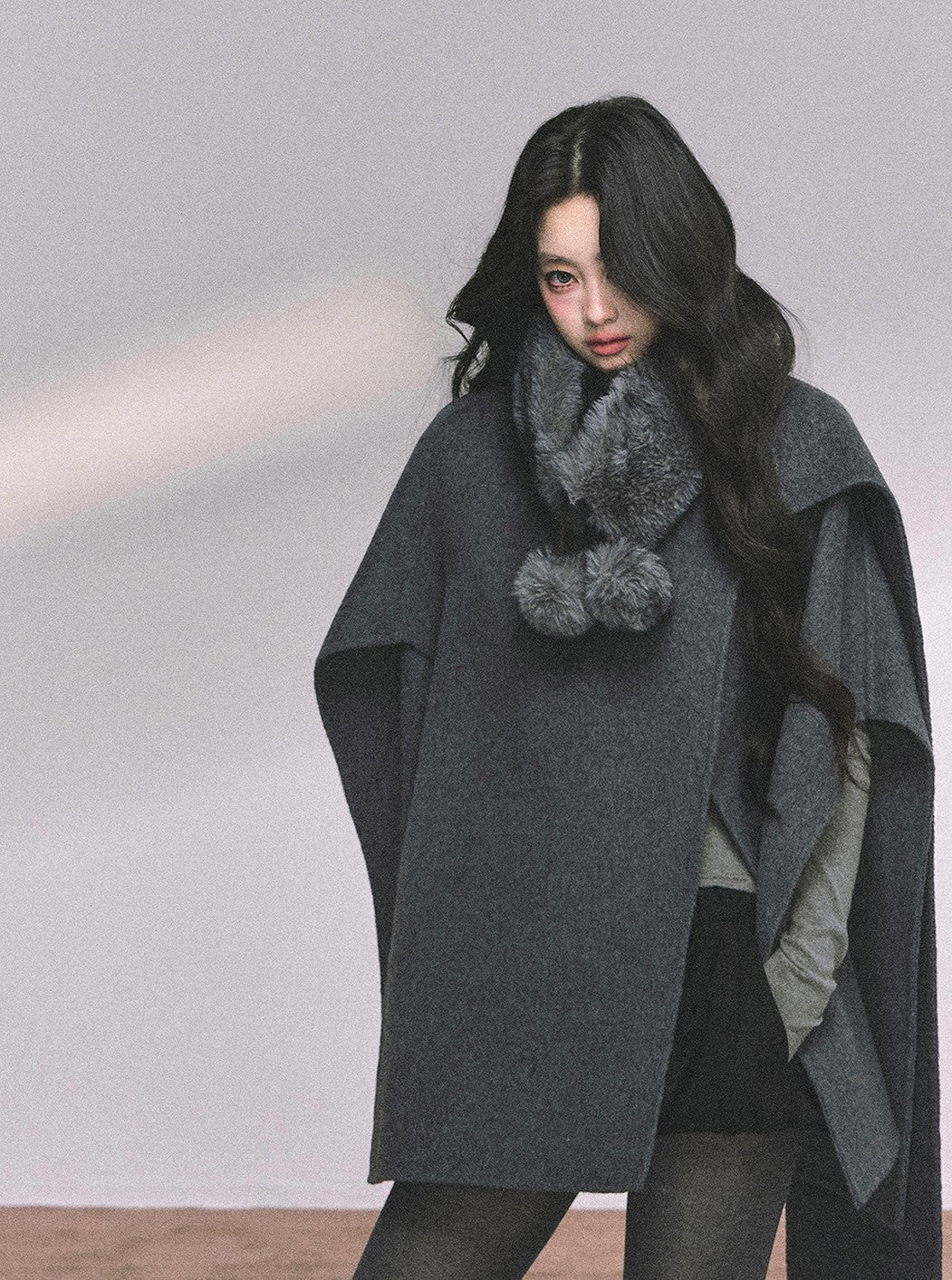 High-end French Luxury Woolen Cloak DIA0636