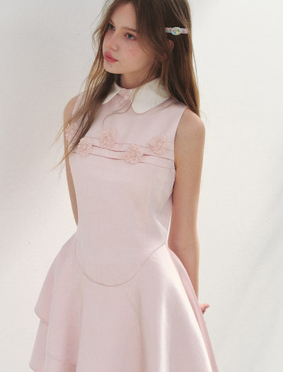 Sleeveless Flower Princess Tutu Dress SUN0143