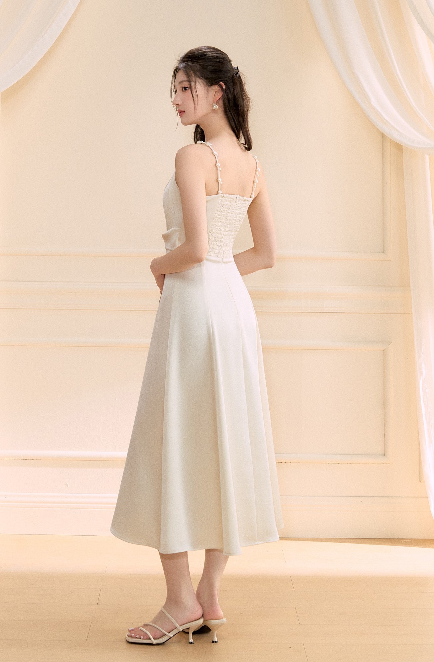 Pearl Swing Suspender Dress OSH0151