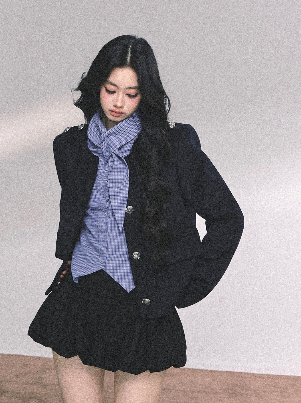 French Suit Navy Jacket DIA0637