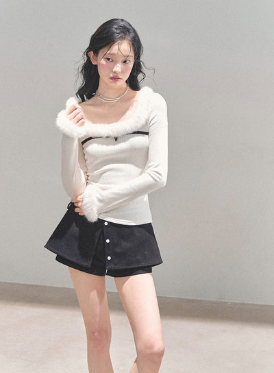 Moonlight Plush Slim Sweater DIA0703