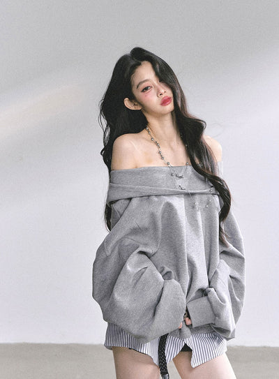 American Oversized Hooded Sweatshirt DIA0549
