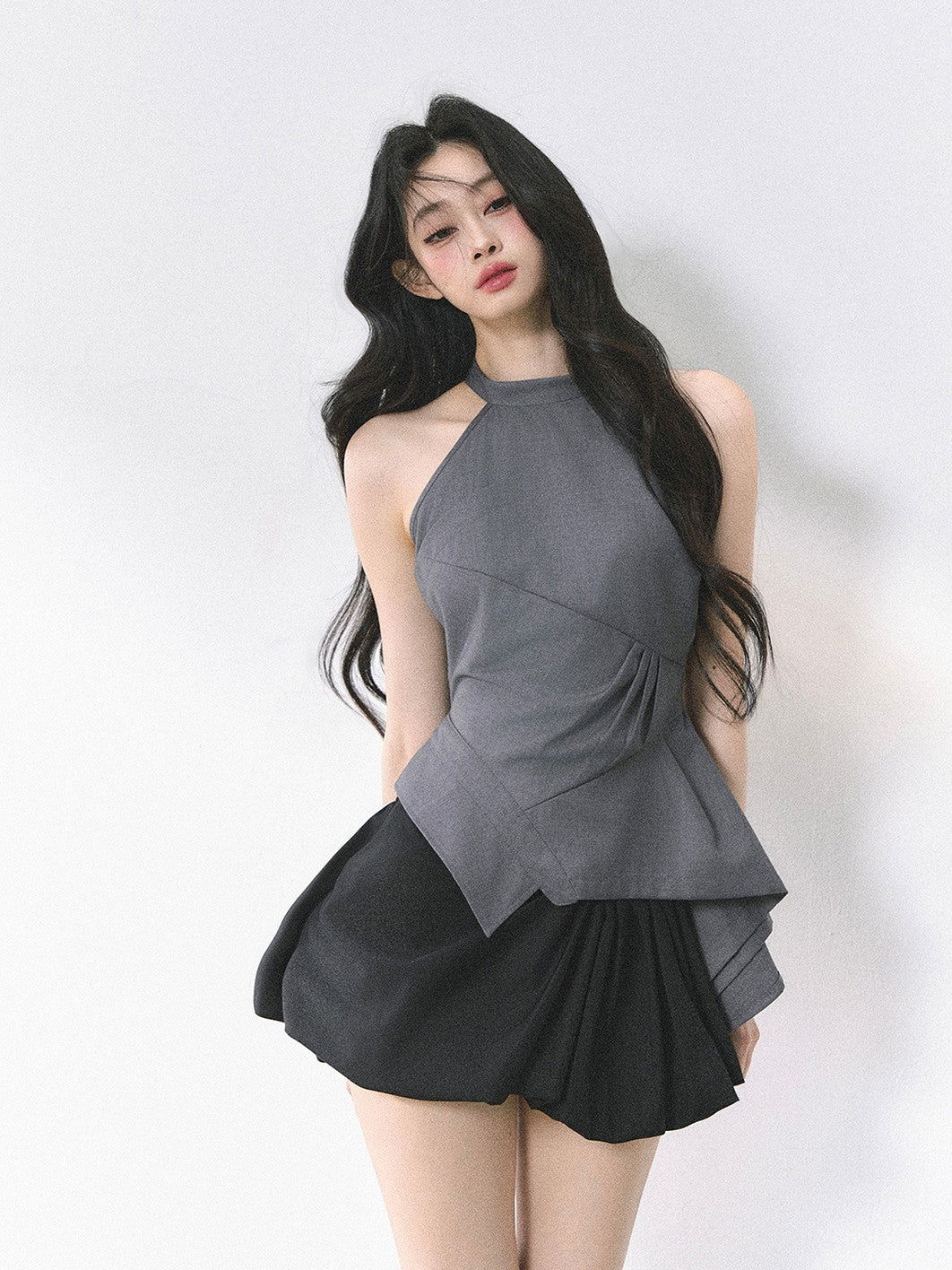 Waist Slimming Halter Neck Top DIA0466