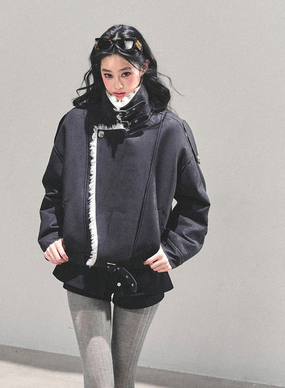 American-style Fur Cotton Jacket DIA0698