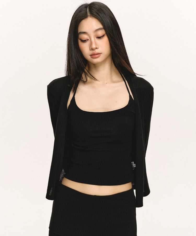 Halter Neck Short Camisole ANA0024