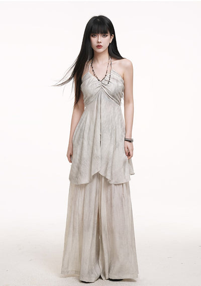 Lazy Style Halter Neck Top/Pants LAD0167