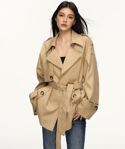 Classic Oversized Collar Trench Coat ANA0110