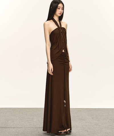 Halter Neck Top/Long Skirt ANA0038