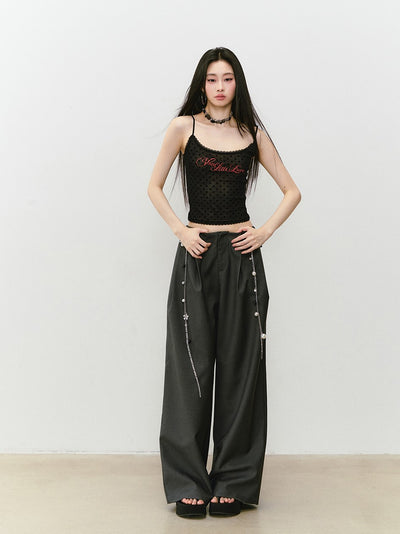 Wide-leg Drape Suit Pants VIA0330