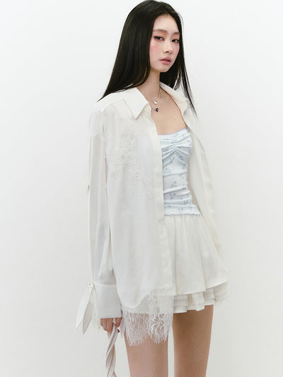 Multi-layered Lace Cake Skirt VIA0238