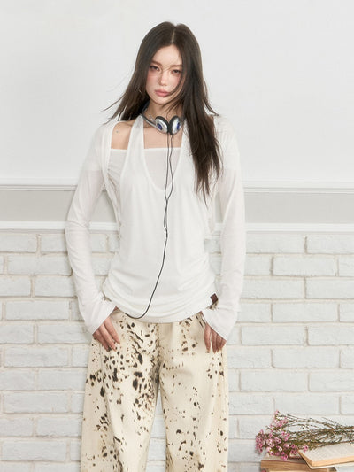 Multi-wear Mid-length T-shirt VIA0256